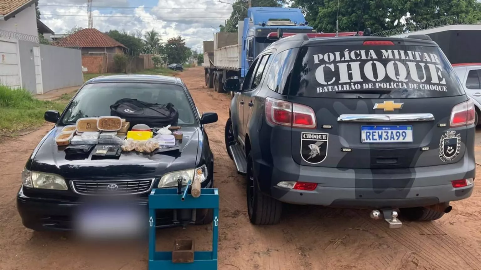 Traficante Preso Coca Na Misturada A Fermento Droga Est