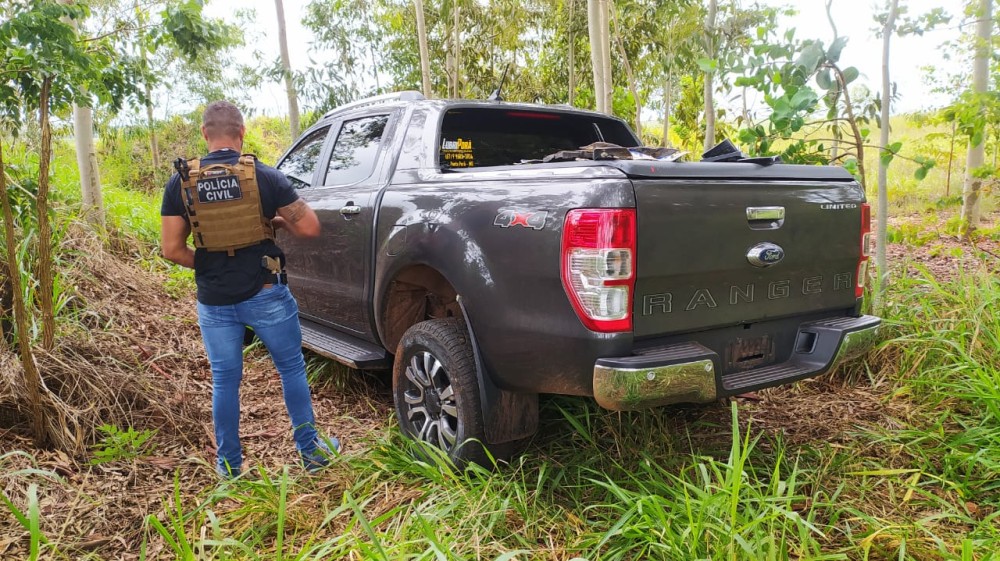 SIG recupera caminhonete tomada de assalto em Ponta Porã