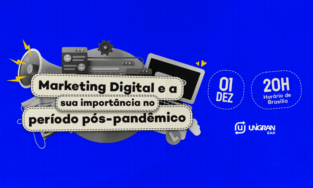 Marketing Digital Pós-pandemia é tema de live nesta quarta-feira