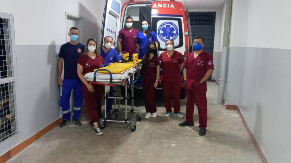 Equipe de Urgência e Emergência da UCP trabalha no Campeonato Nacional Futebol de Salão