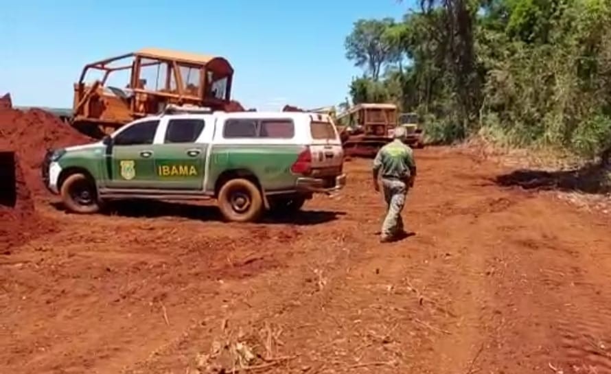 IBAMA multa empresa e fazendeiro por desmatamento na fronteira