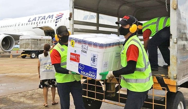 Mais 37.150 doses da Janssen chegam amanhã no Estado