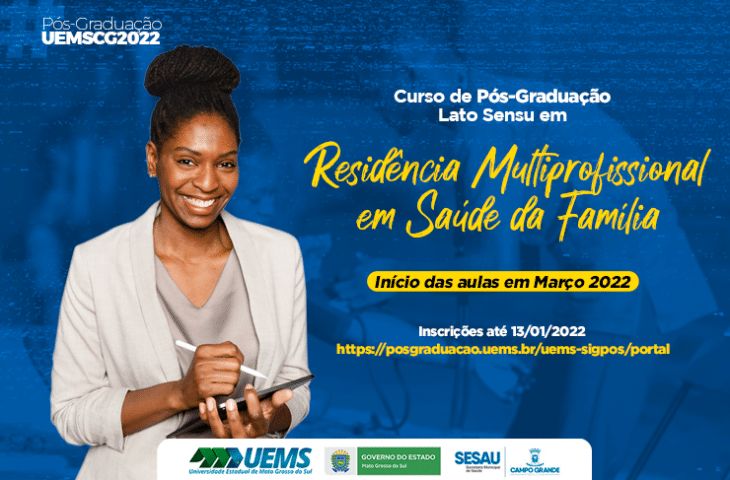 Inscrições abertas para Residência Multiprofissional em Saúde da Família