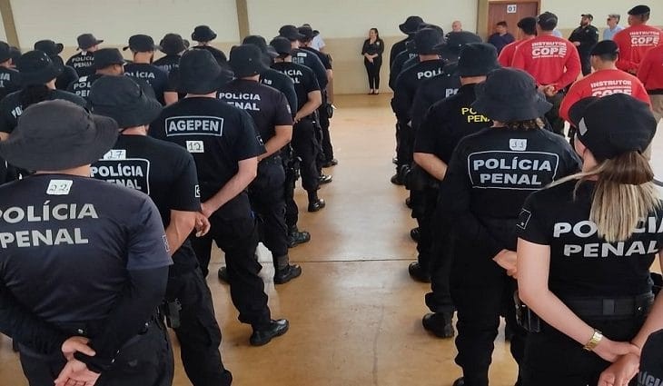 Agepen capacita 1ª turma em Armamento e Tiro, Vigilância e Escolta