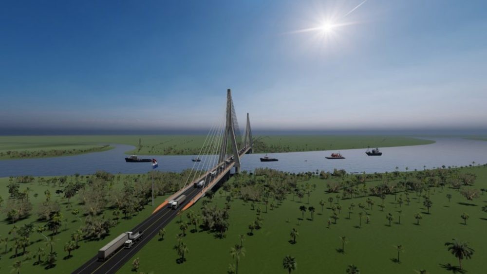 Rota Bioceânica: aberta licitação para projeto de acesso a ponte sobre o Rio Paraguai