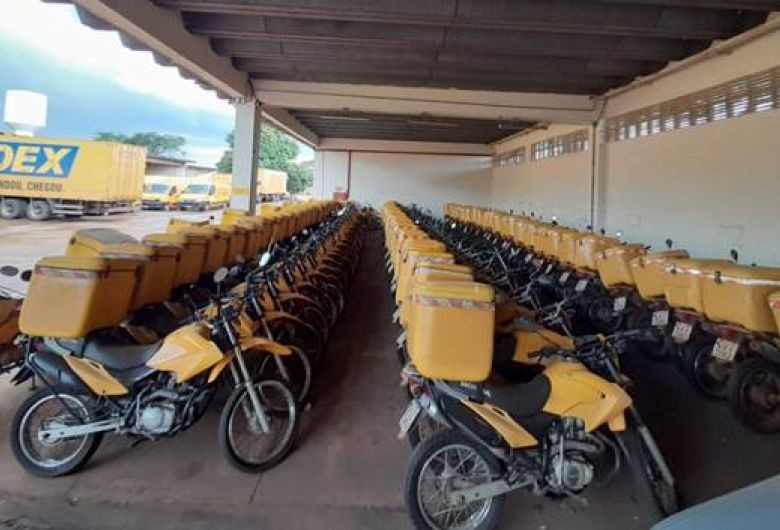 Correios de MS realiza leilão de 90 motocicletas em janeiro