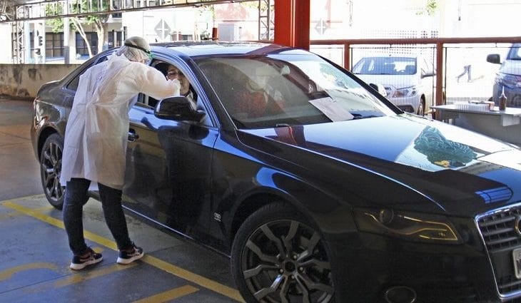 SES retoma Drive-Thru de testagens contra Covid no sábado