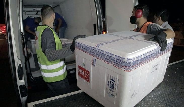 Mato Grosso do Sul recebe doses da vacina pediátrica da Pfizer na manhã desta sexta-feira