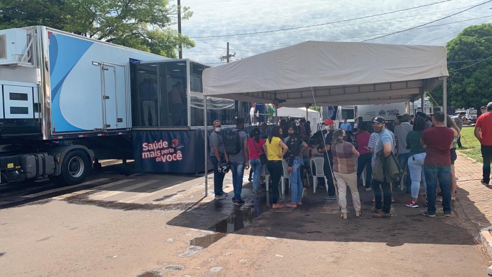 Ação na Fronteira tem testes de Covid-19 e vacinas disponíveis