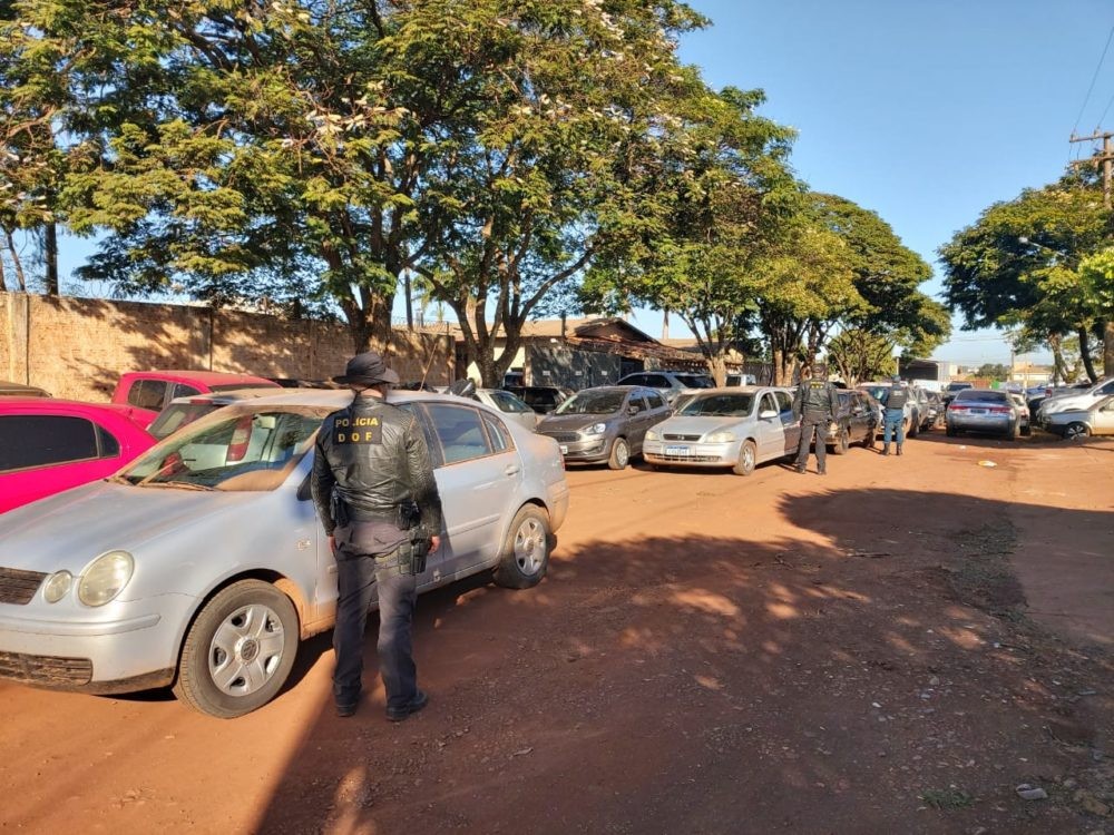 Broma: Comboio milionário de contrabando é apreendido mesmo com a 