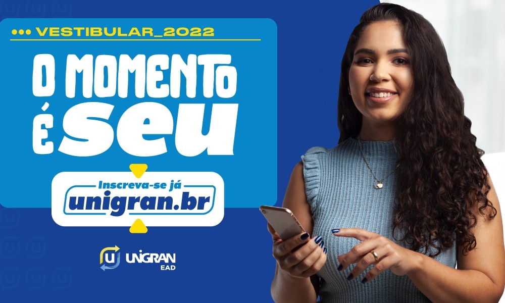 Cursar graduação é uma meta possível na Unigran EAD; aulas começam em fevereiro