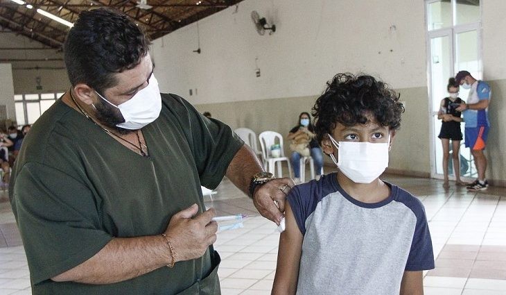 MS ultrapassa 100 mil crianças vacinadas contra a Covid-19