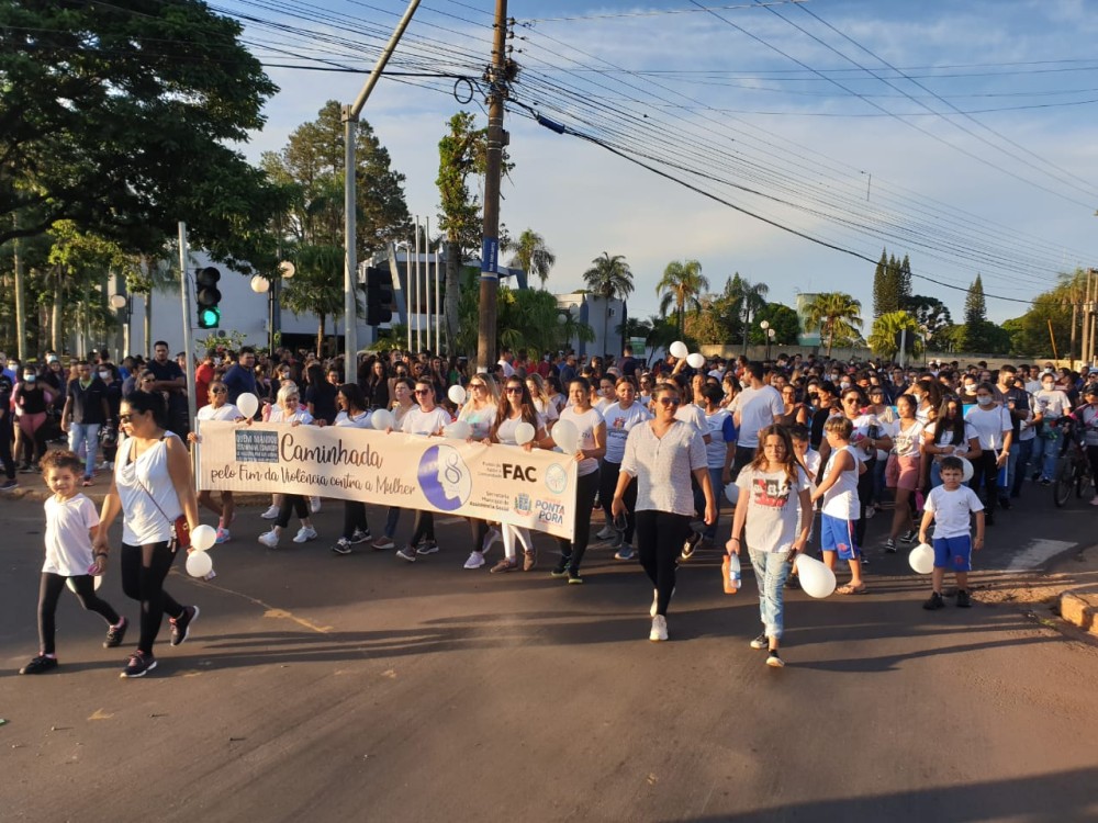 Caminhada pelo ‘Fim da Violência Contra a Mulher’ marca 8 de março
