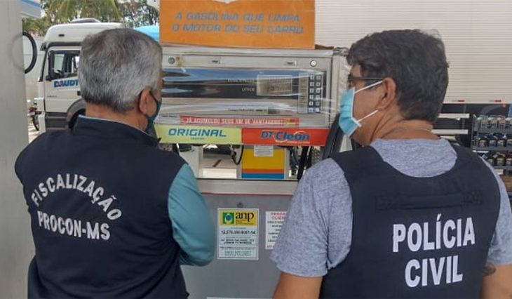 Procon MS autua postos de combustíveis por preços abusivos