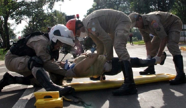 Corpo de Bombeiros orienta primeiros socorros em caso de acidente no trânsito