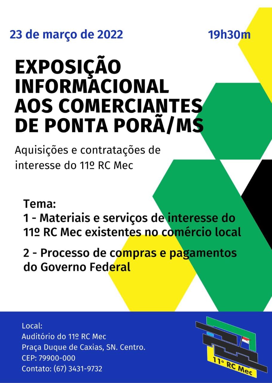 11 RCMec convida empresas para licitações