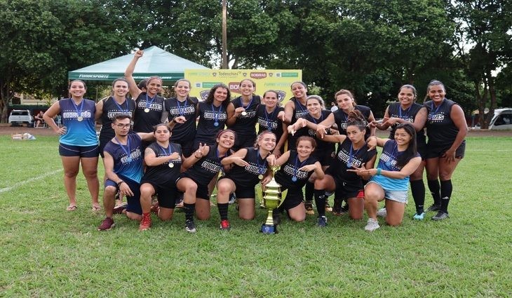 Equipe de MS vence 6 jogos e é campeã invicta do regional de flag football