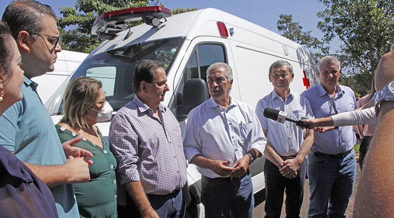 Mais quatro novas ambulâncias são entregues para municípios do Estado