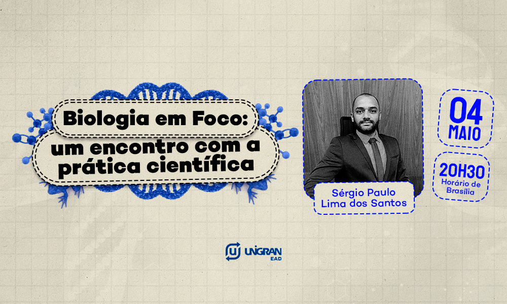 Biologia em Foco recebe mestre Sérgio Paulo para conversa científica