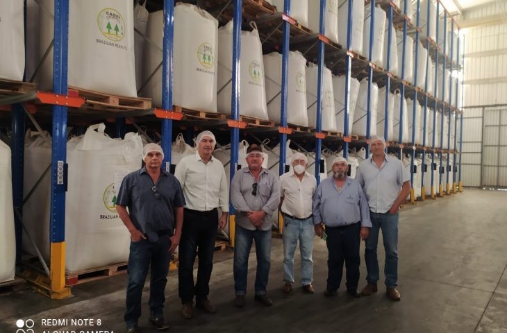 Semagro acompanha instalação de nova indústria e fomenta cultura do amendoim em MS