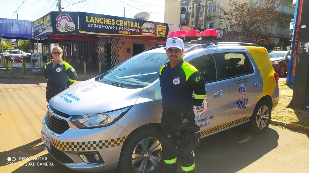 Agentes de Trânsito de Ponta Porã recebem uniformes novos