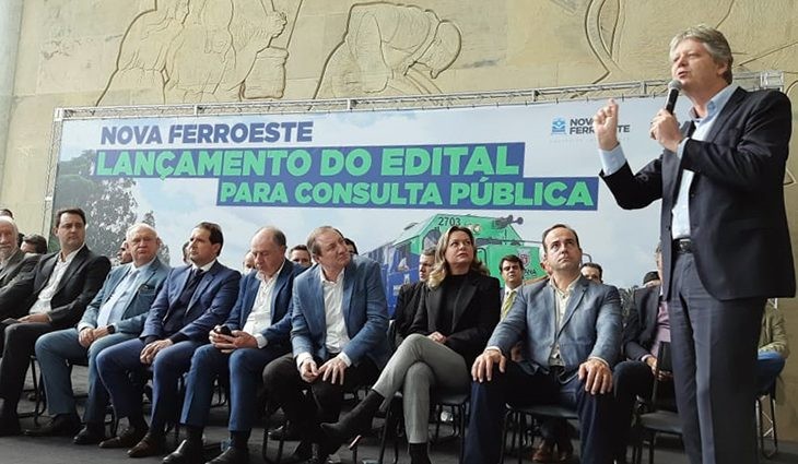 Nova Ferroeste será corredor de escoamento de grãos do Estado
