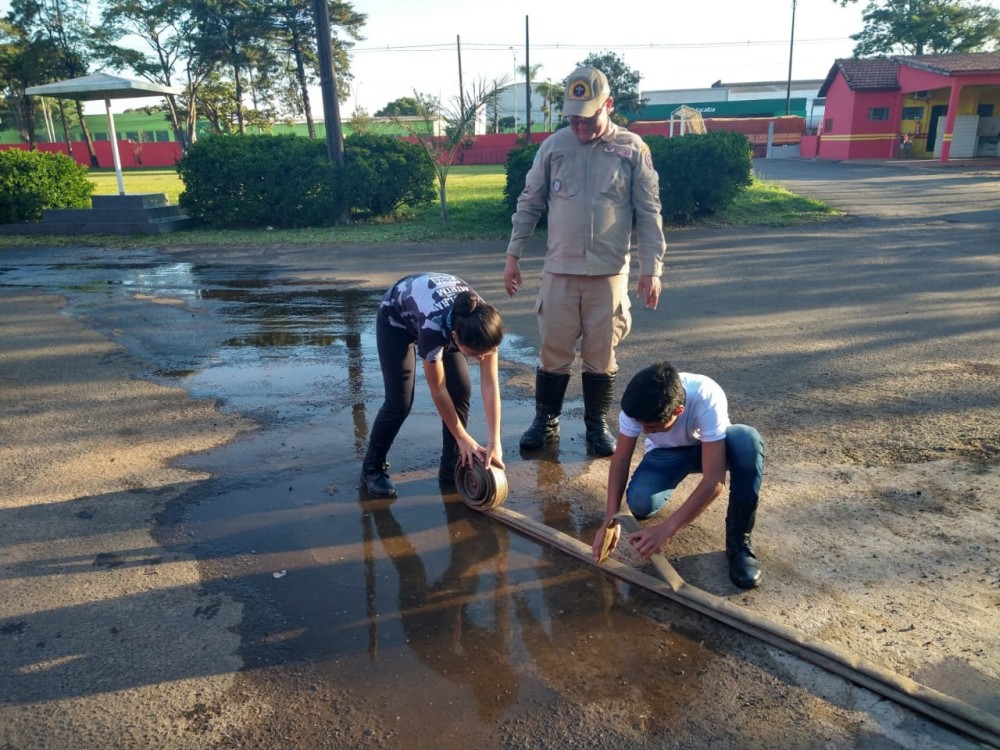 4º Grupamento de Bombeiros realiza Semana de Prevenção contra incêndio em Ponta Porã