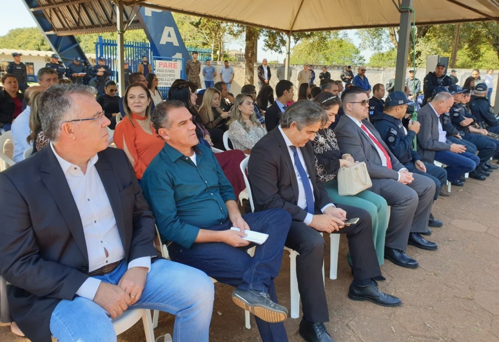 Vereadores prestigiam troca de comando PM em Ponta Porã
