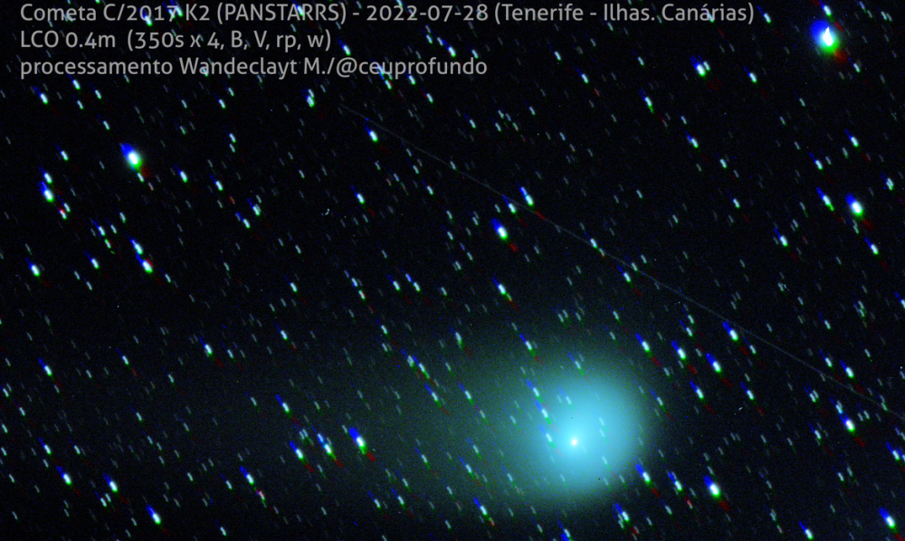 Universo: Cometa K2 chega hoje ao ponto mais próximo da Terra