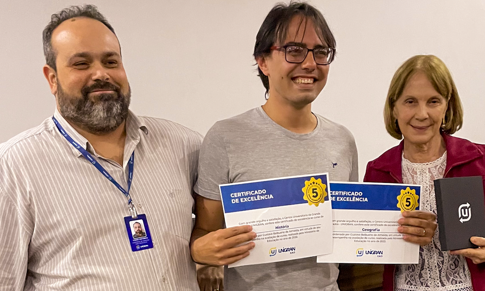 Geografia da Unigran EAD também é nota 5