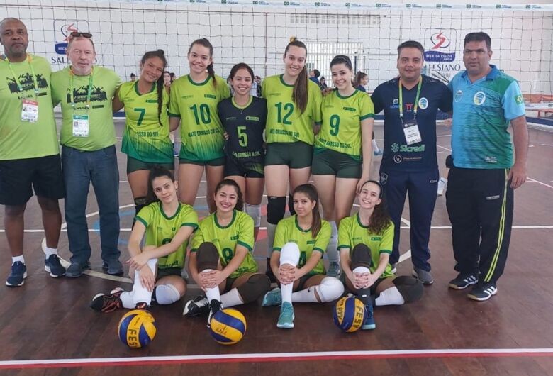 Voleibol de MS estreia com vitória nos Jogos da Juventude