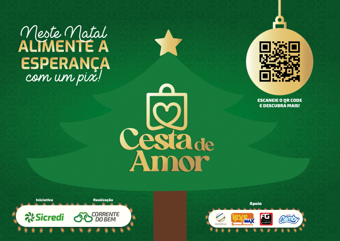 Sicredi Centro-Sul MS e Associação Corrente do Bem lançam campanha Cesta de Amor