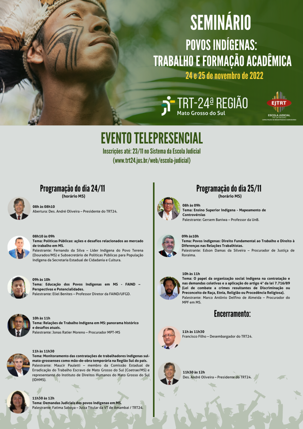 <strong>Última dia de inscrições para Seminário 
