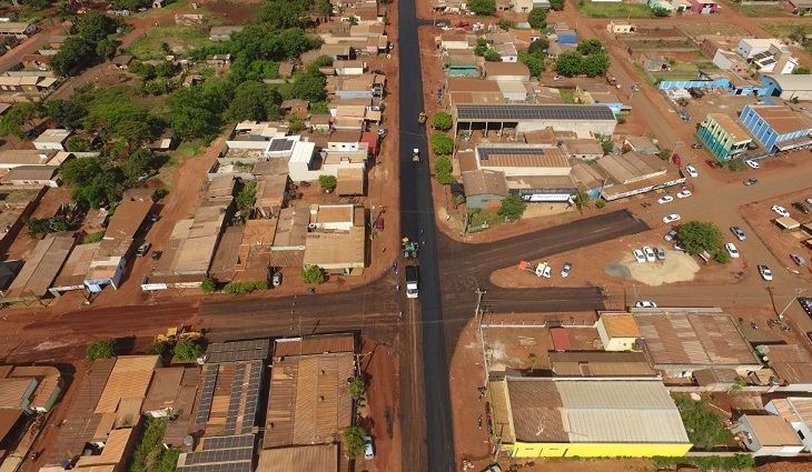 Ponta Porã: Convênio de R$ 6 mi com o Estado leva asfalto ao distrito de Nova Itamarati