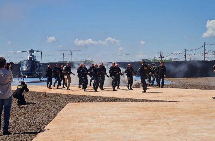 DOF forma 14 policiais que atuarão em operações aéreas na região de fronteira