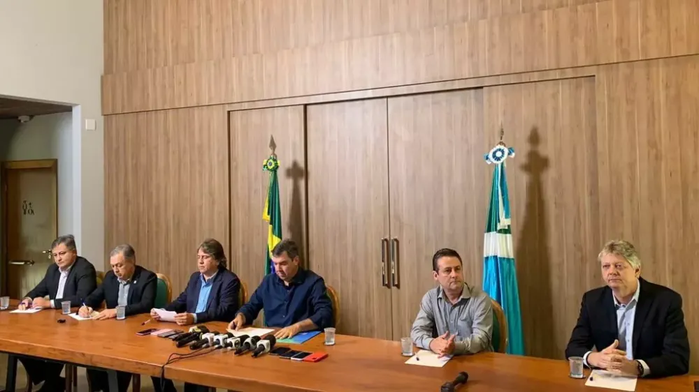 Eduardo Riedel anuncia mais 5 secretários para seu governo