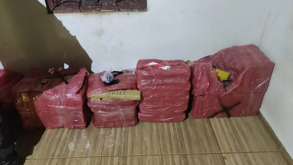 <strong>Durante ocorrência de tentativa de homicídio PM apreende quase 200 quilos de droga em Ponta Porã</strong>