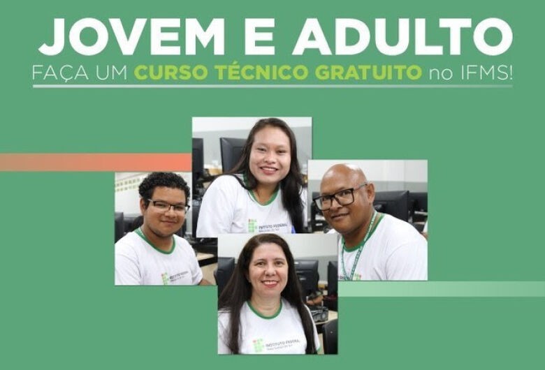 IFMS convoca para matrícula aprovados em cursos de jovens e adultos