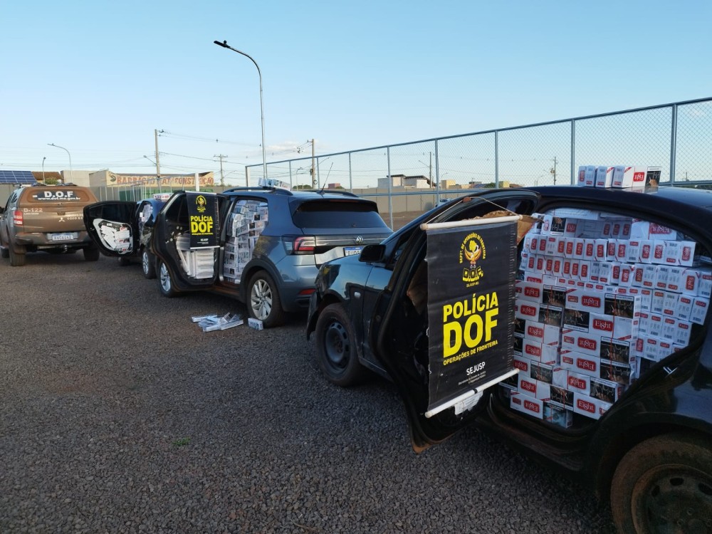 <strong>Polícia apreende mais de R$ 630 mil em cigarros contrabandeados do Paraguai em Ponta Porã</strong>