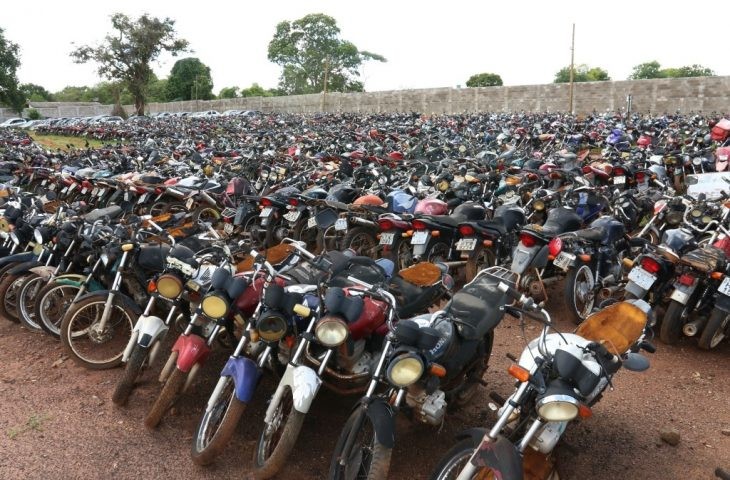 Detran realiza mais 2 leilões virtuais de motocicletas e sucatas aproveitáveis