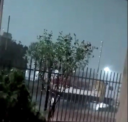 Vídeo mostra 'céu escuro' e temporal em Amambai