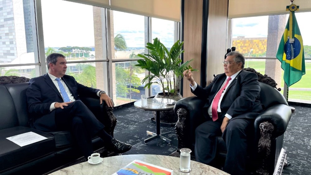 Governador e ministro da Justiça se reúnem para discutir questões de segurança de MS