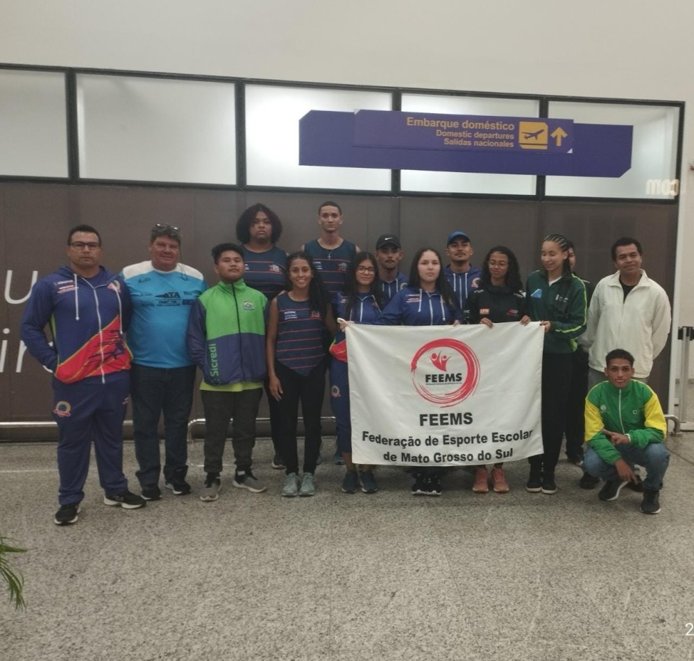 Delegação de Atletismo de MS embarca para DF