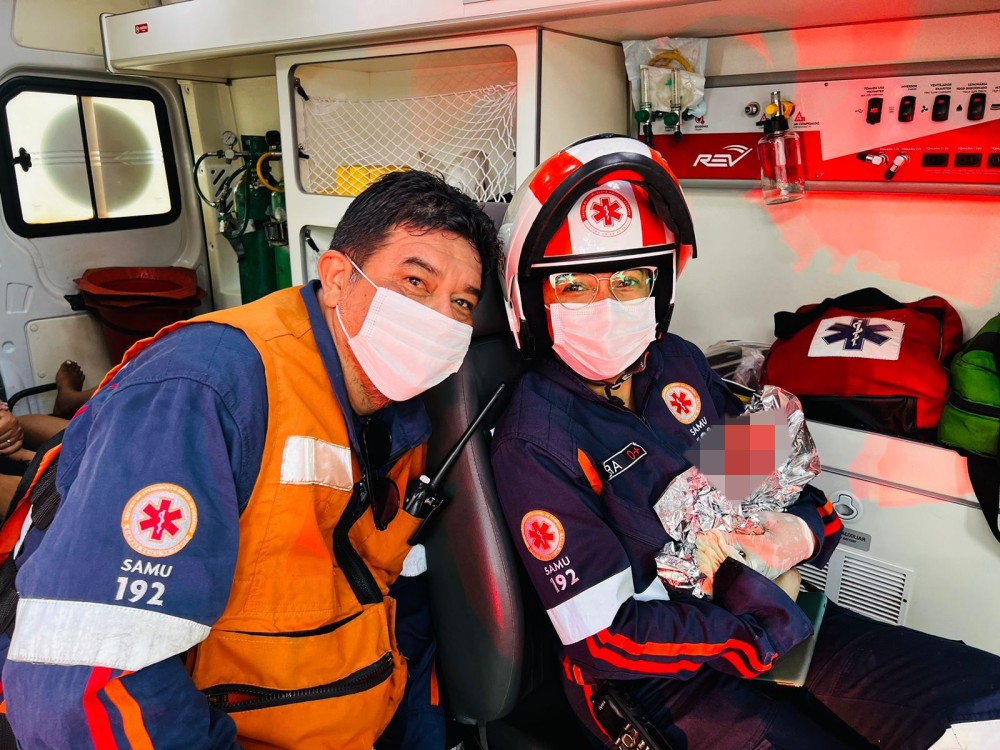Equipe 'motolância' do Samu realiza parto em residência de cidade de MS