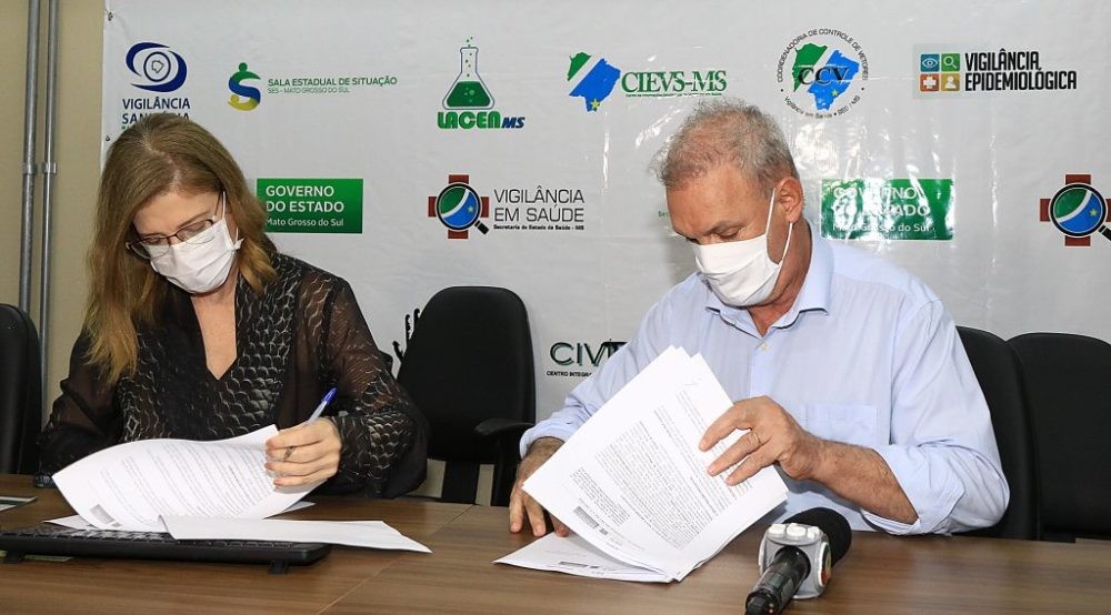 SES assina convênio para testes de 2ª vacina contra Covid em Mato Grosso do Sul