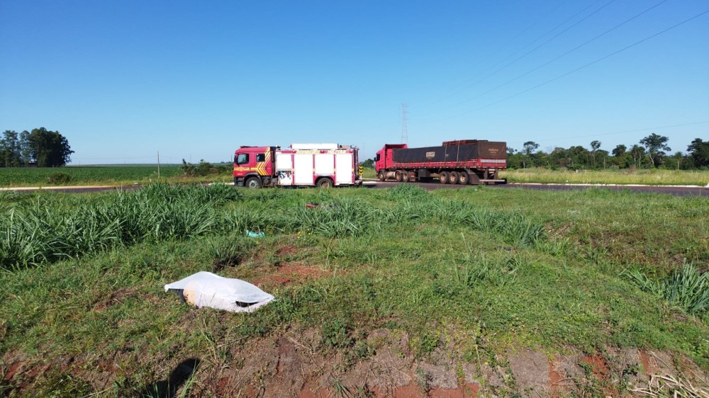 Motociclista morre em acidente na BR 463 em Dourados