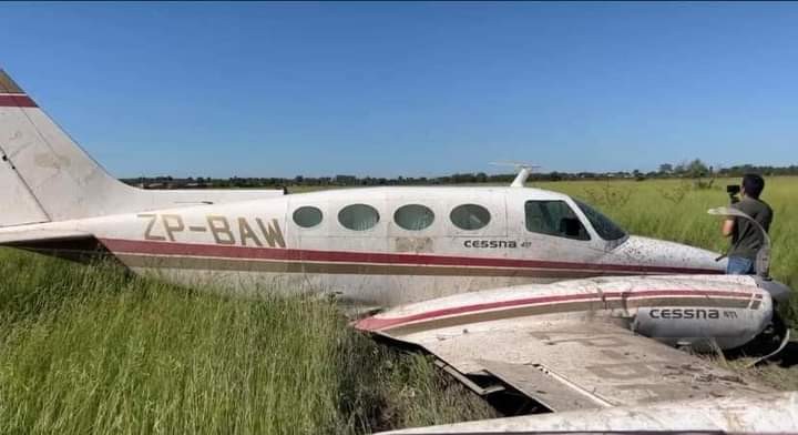 Acidente com avião deixa 5 feridos no Paraguai