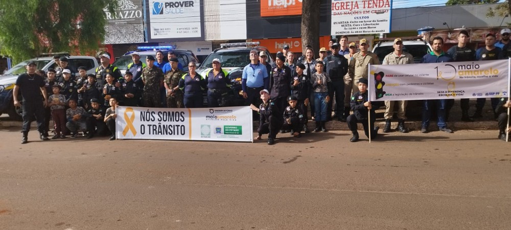 Lançada a Campanha Maio Amarelo em Ponta Porã