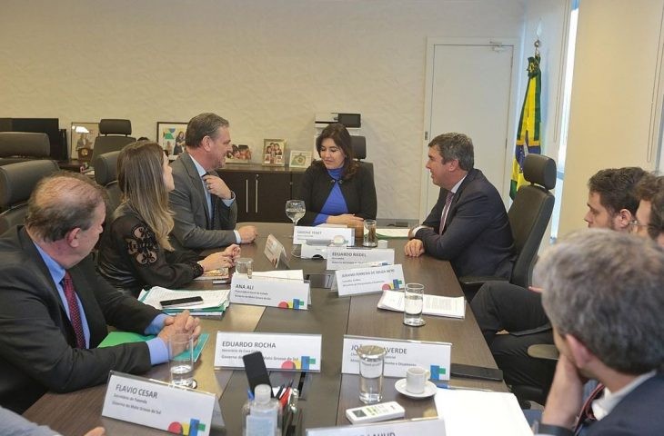Riedel e secretários tratam sobre Planejamento e Reforma Agrária em Brasília