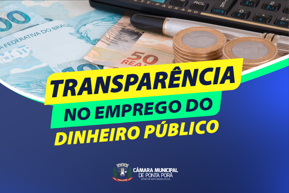 Câmara Municipal de Ponta Porã convida para Audiência Pública de Prestação de Contas